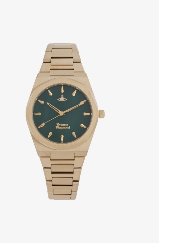 VV244GRGD Limehouse yellow gold-plated stainless-steel quartz watch