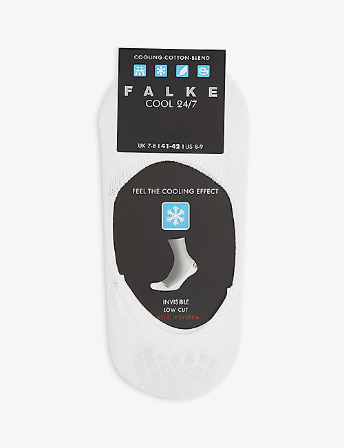 FALKE: Cool 247 logo-embossed cotton-blend socks