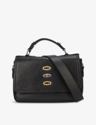 MULBERRY Bryn grained leather satchel bag Selfridges