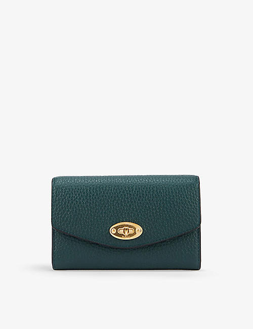 MULBERRY: Darley medium grained-leather wallet