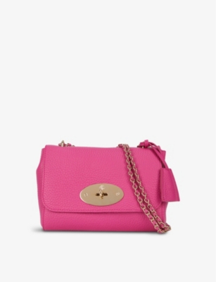 Mulberry Pink Lily Medium Leather Shoulder Bag In  Pink