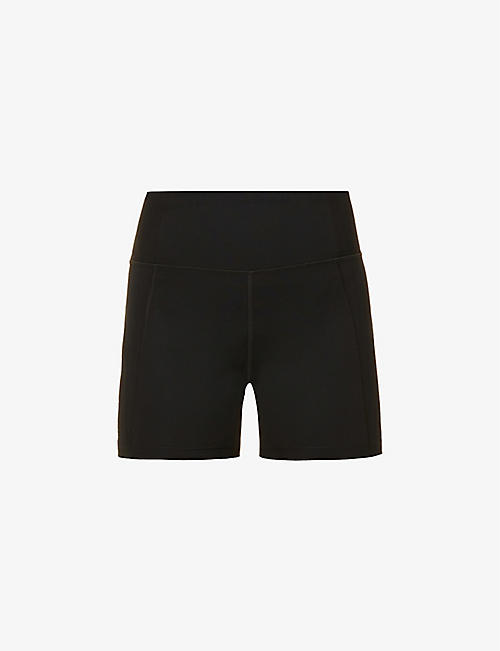 GIRLFRIEND COLLECTIVE: High-rise stretch-jersey recycled polyester-blend cycling shorts