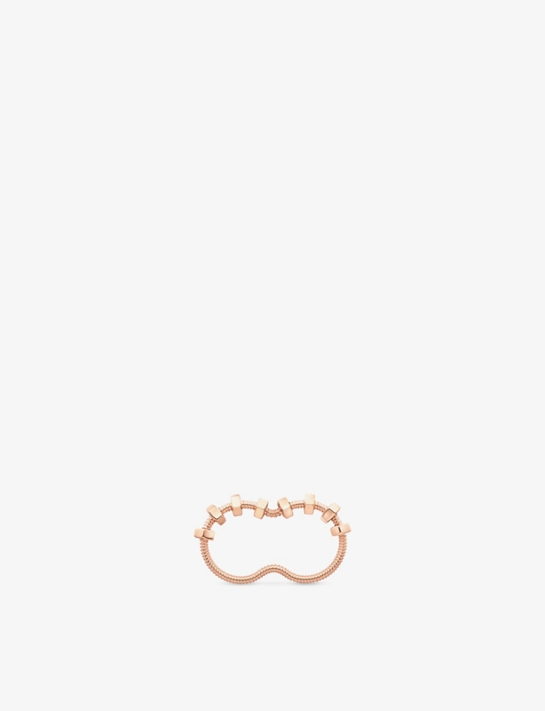 Écrou de Cartier 18ct rose-gold double ring