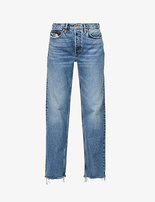 RE/DONE: 90s Comfy straight-leg high-rise jeans