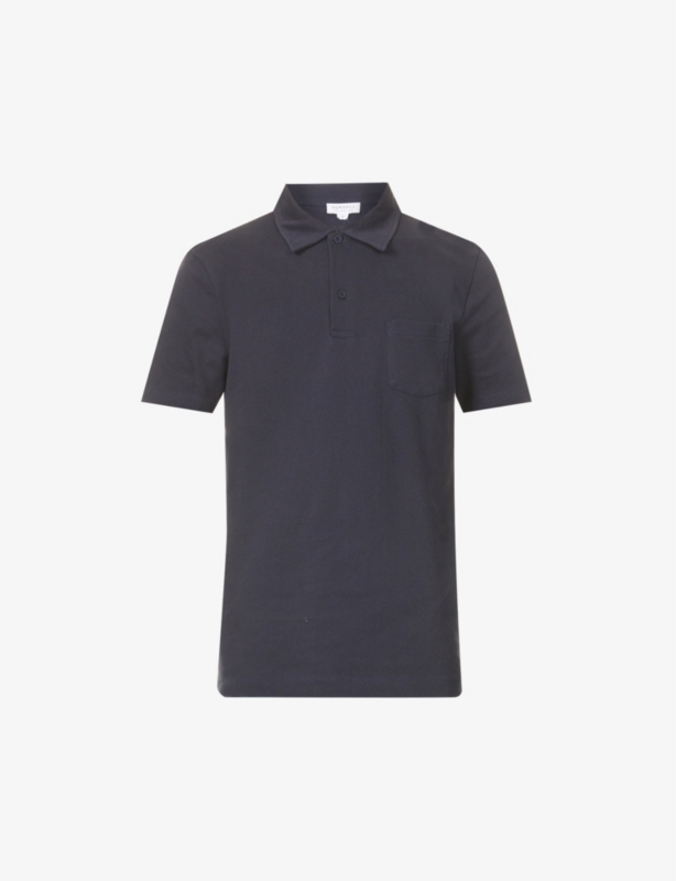Riviera cotton-piqué polo shirt