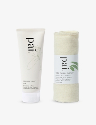 Pai Skincare Middlemist Seven Camellia And Rose Gentle Cream Cleanser And Cloth