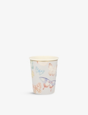 MERI MERI: Butterfly eco-friendly paper party cups pack of eight