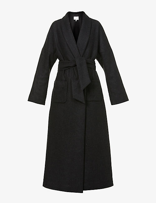 LA COLLECTION: Indra belted cashmere coat