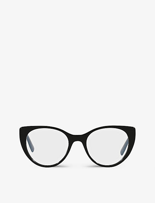 MIU MIU: MU06TV cat-eye optical glasses
