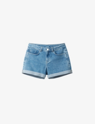 THE WHITE COMPANY Brompton eco-wash stretch-denim shorts