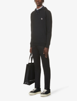 PS BY PAUL SMITH: Zebra-embroidered cotton hoody