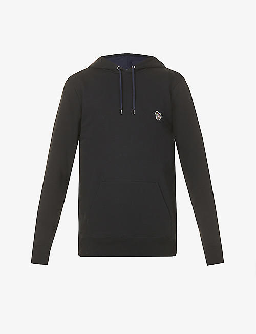 PS BY PAUL SMITH: Zebra-embroidered cotton hoody