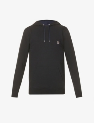 PS BY PAUL SMITH: Zebra-embroidered cotton hoody