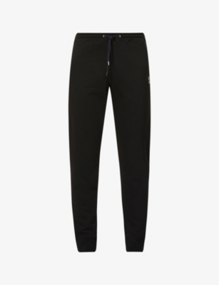 PS BY PAUL SMITH: Zebra brand-embroidered organic-cotton jogging bottoms