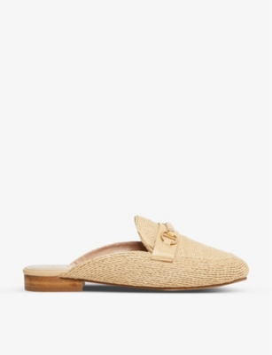 DUNE Glowin snaffle trim backless loafers Selfridges