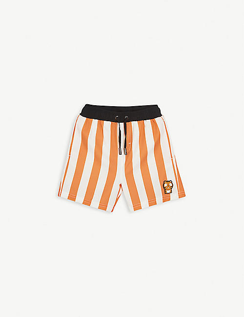 DINOSKI: Pounce the Tiger recycled polyester swim shorts 1-8 years