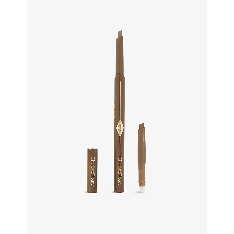 Charlotte Tilbury Brow Lift Refillable Eyebrow Pencil Set In Soft Brown