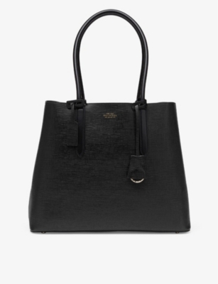 SMYTHSON: Panama cross-grain leather business tote bag