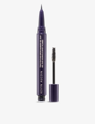 Kevyn Aucoin True Feather Brow Marker Gel Duo 2.3ml In Dark Brunette