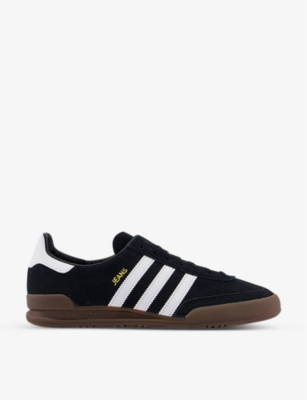ADIDAS Jeans branded suede trainers Selfridges