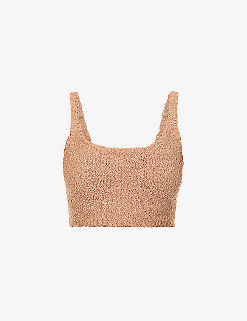 SKIMS: Cozy stretch-knitted top