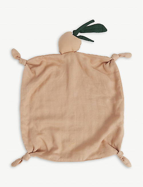 LIEWOOD: Agnette peach-embellished organic-cotton comforter 34cm