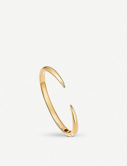 MISSOMA: Claw 18ct yellow gold-plated brass cuff bracelet