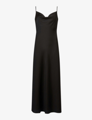 ALLSAINTS: Hadley satin midi dress