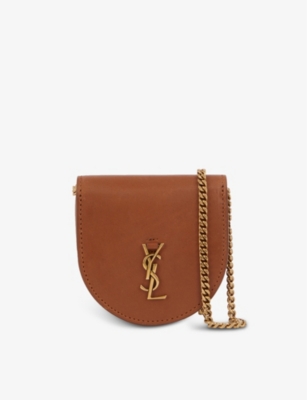Saint Laurent Womens Brick Kaia Baby Leather Crossbody Purse Bag