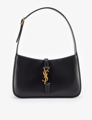 SAINT LAURENT: Le 5 à 7 monogram leather hobo bag