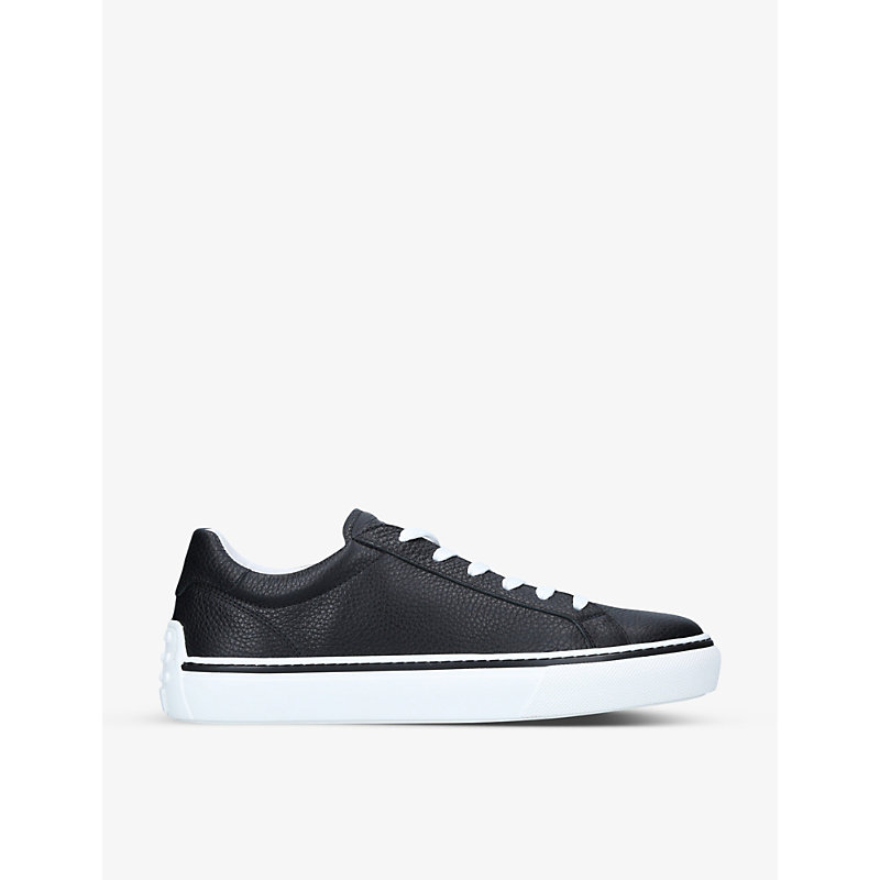TOD'S LOW-TOP LACE-UP LEATHER TRAINERS,R03759158