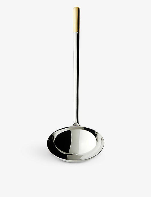 VILLEROY & BOCH: Ella gold-plated stainless-steel soup ladle 28cm