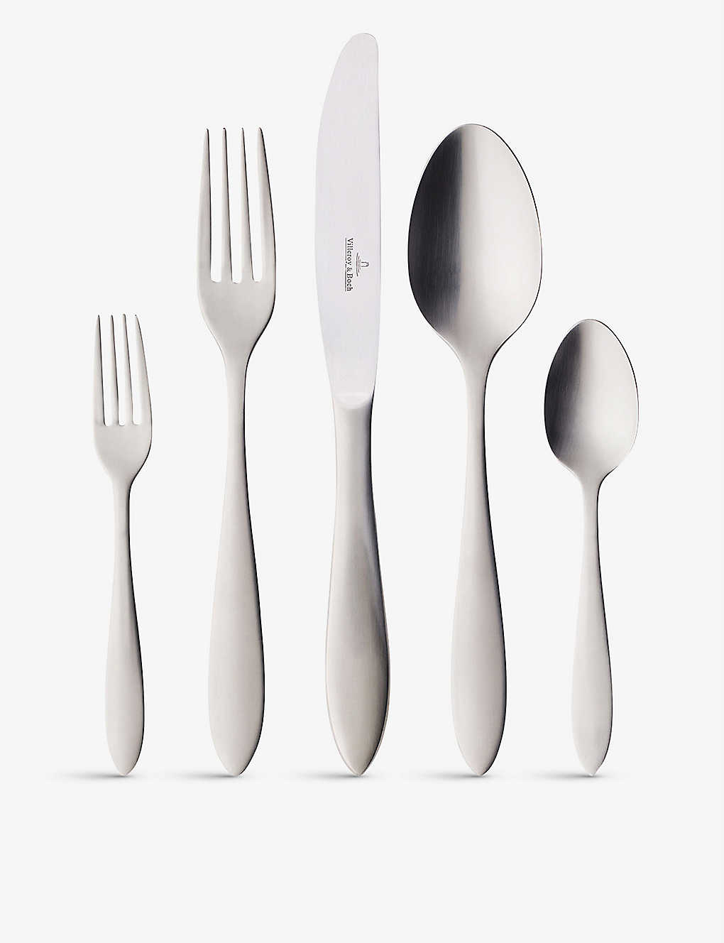 Villeroy & Boch Arthur Brushed Stainless-steel Cutlery Set Of 30