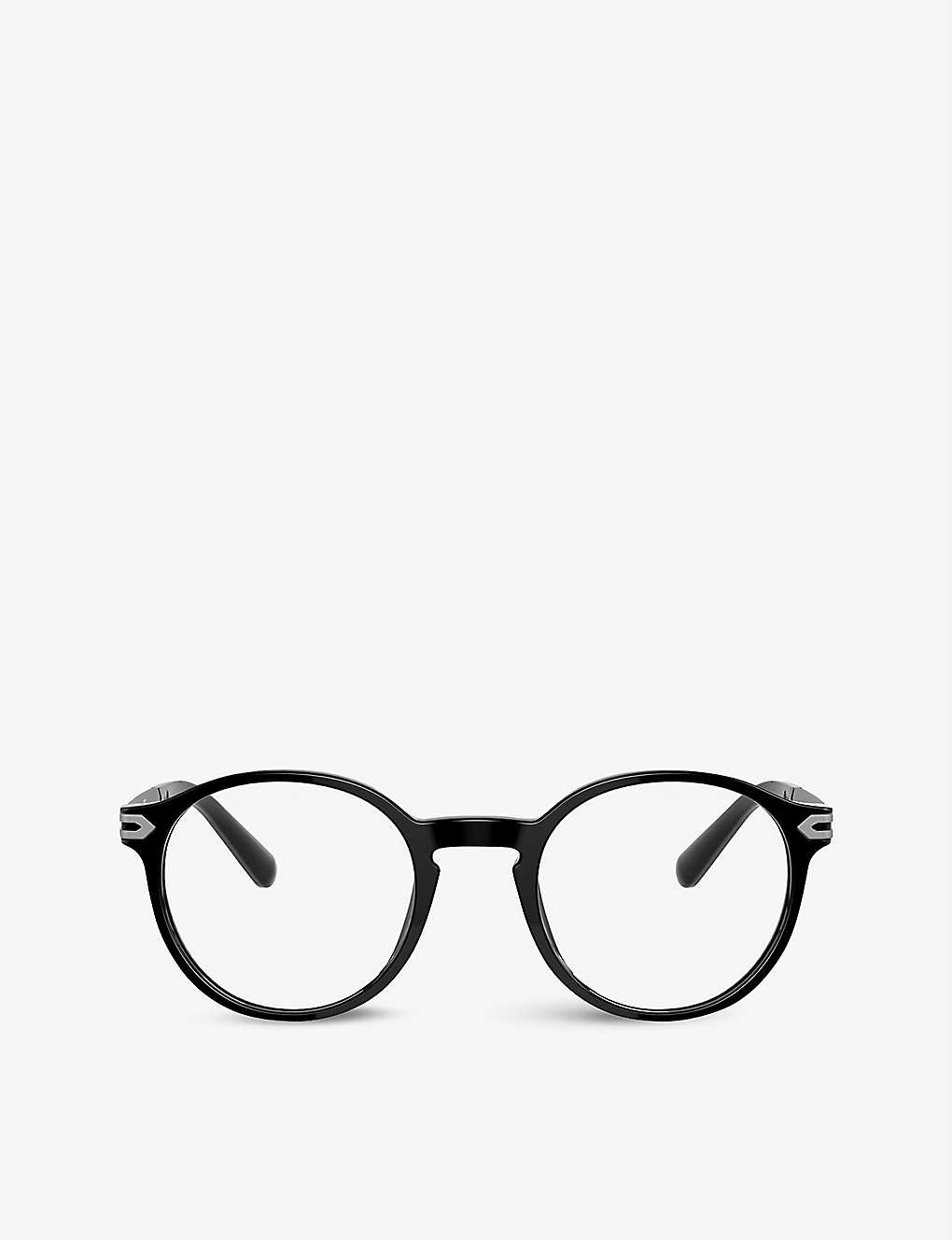 Bvlgari Bv3045 Acetate Phanatos-frame Glasses In Black