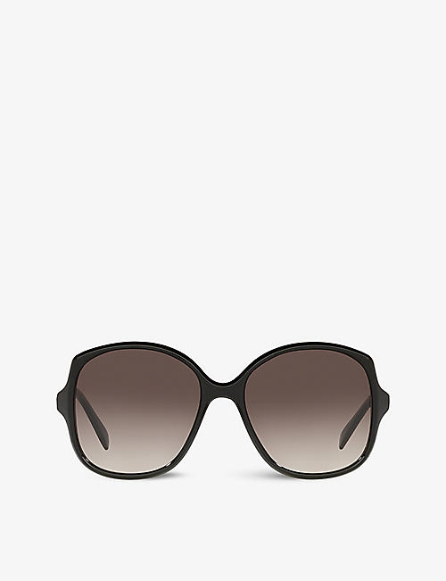 CELINE: CL40172U round-frame acetate sunglasses