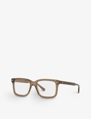 GUCCI: GG0914O acetate rectangular-frame optical glasses