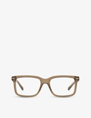 GUCCI: GG0914O acetate rectangular-frame optical glasses