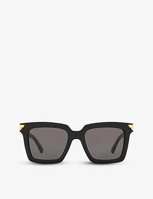 BOTTEGA VENETA: BV1005S square-framed acetate sunglasses
