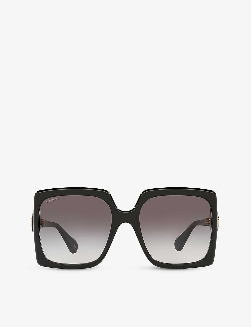 Gucci Gg0876s Square-frame Glass And Acetate Sunglasses In Black