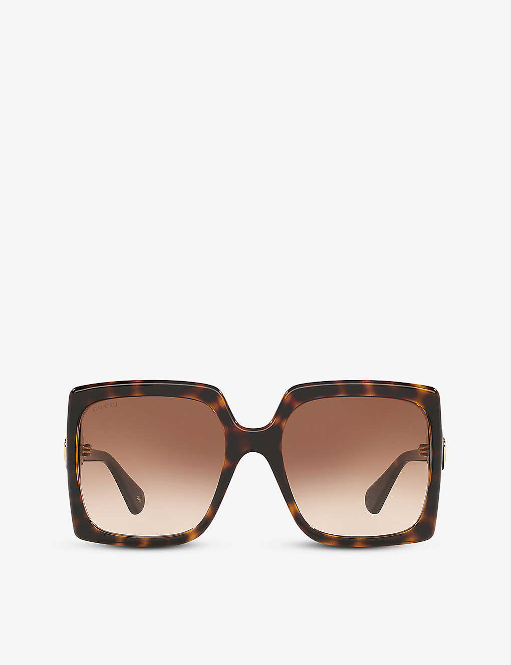 Gucci Gg0876s Square-frame Glass And Acetate Sunglasses In Brown