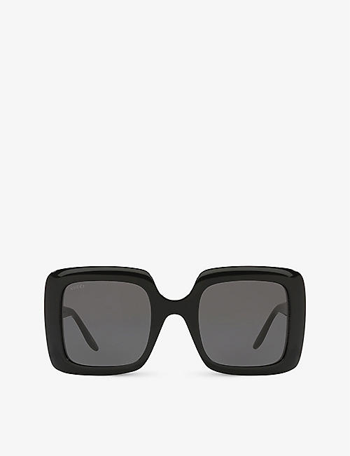 GUCCI: GG0896S square-frame glass and acetate sunglasses