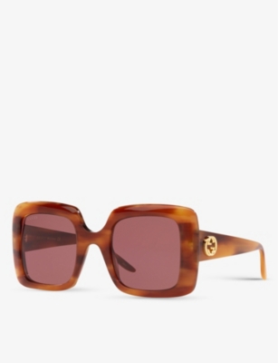 GUCCI: GG0896S square-frame acetate sunglasses