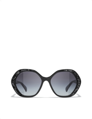 Round best sale chanel glasses