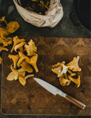 FISKARS: Norden small steel and wooden cooking knife 12.4cm