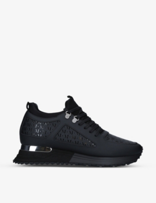 mallet diver leather and mesh trainers