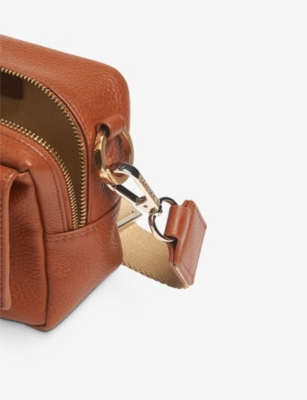 WHISTLES: Bibi leather cross-body bag