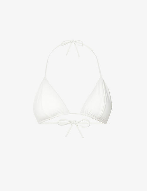 MYRA SWIM: Sofia triangle-cup bikini top