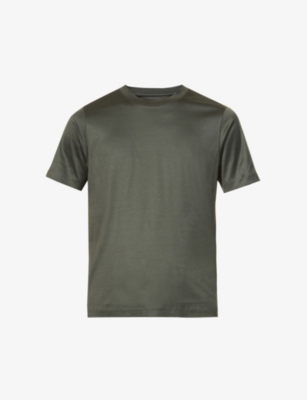 Eton Slim-fit Cotton-jersey T-shirt In Green