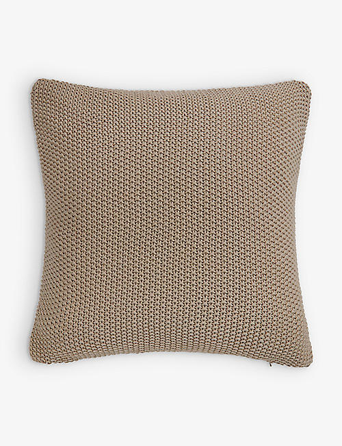 THE WHITE COMPANY: Lyra textured-finish cotton cushion cover 50cm x 50cm