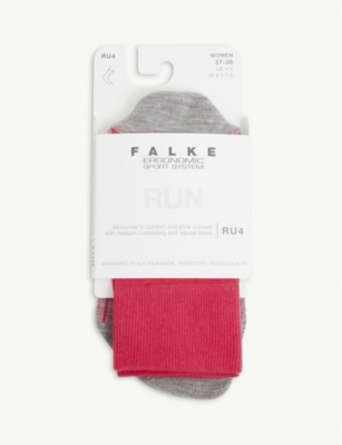 Falke Ru4 Run Cotton-blend Socks In Rose